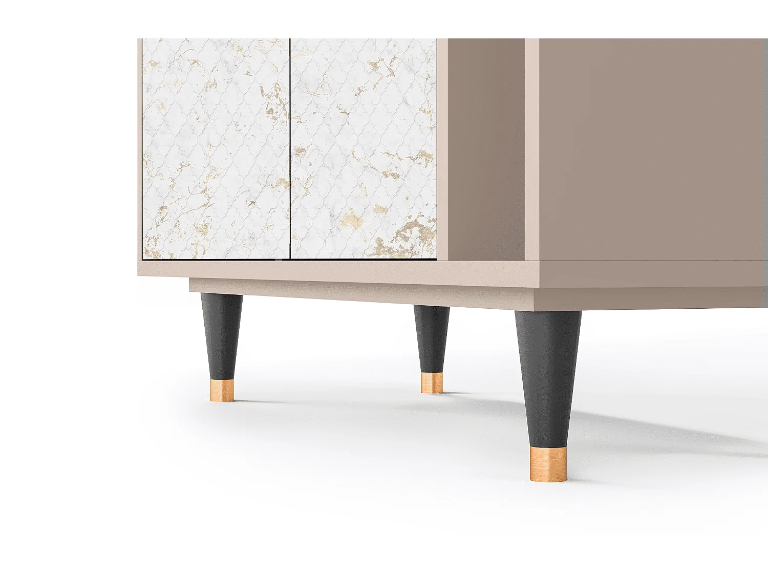 Sideboard - 96х110х41 cm - BS6 - Sweet Cotton, Latte