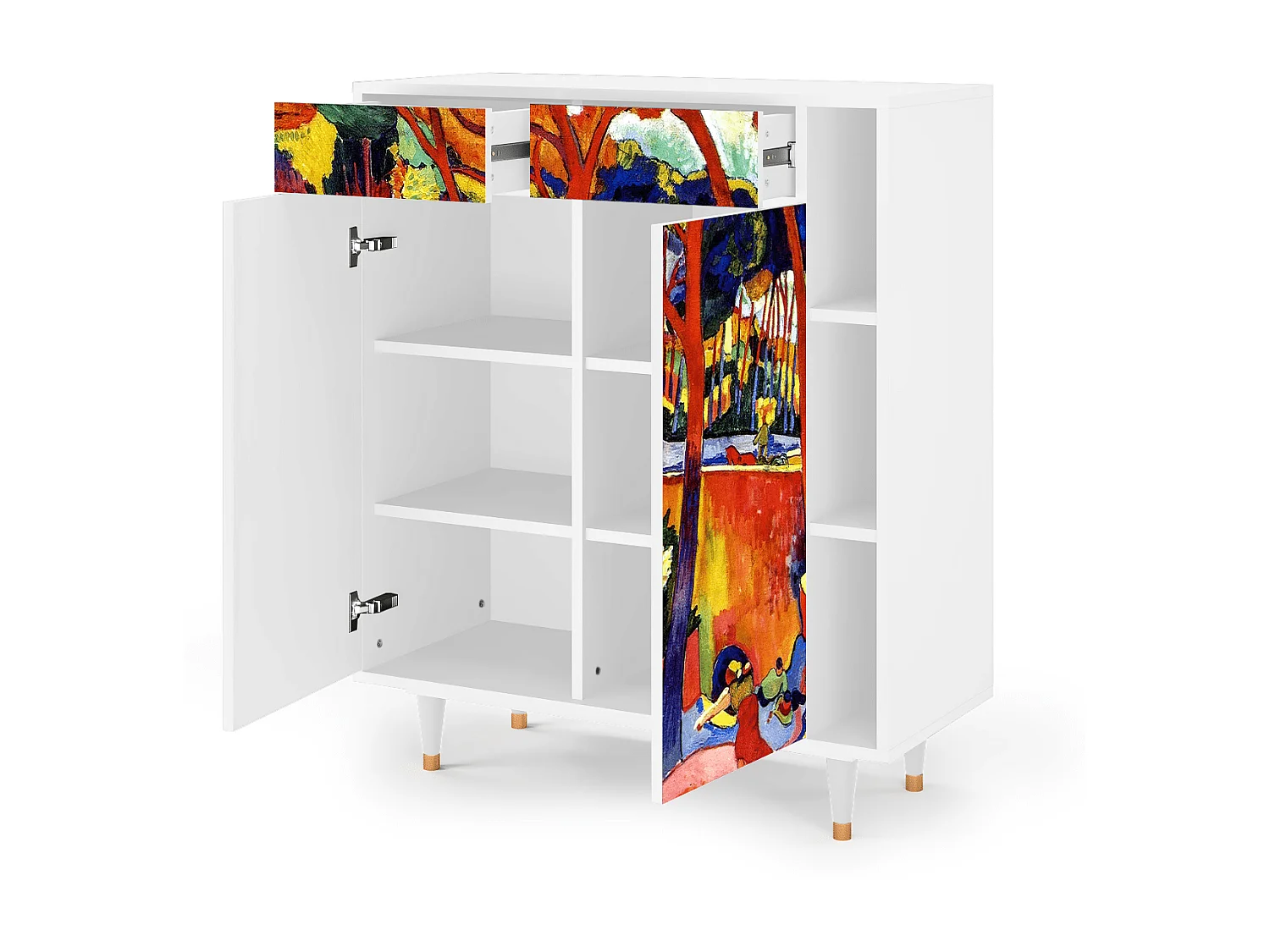 Credenza - 96х110х41 cm - BS6 - The Turning Road, Bianco