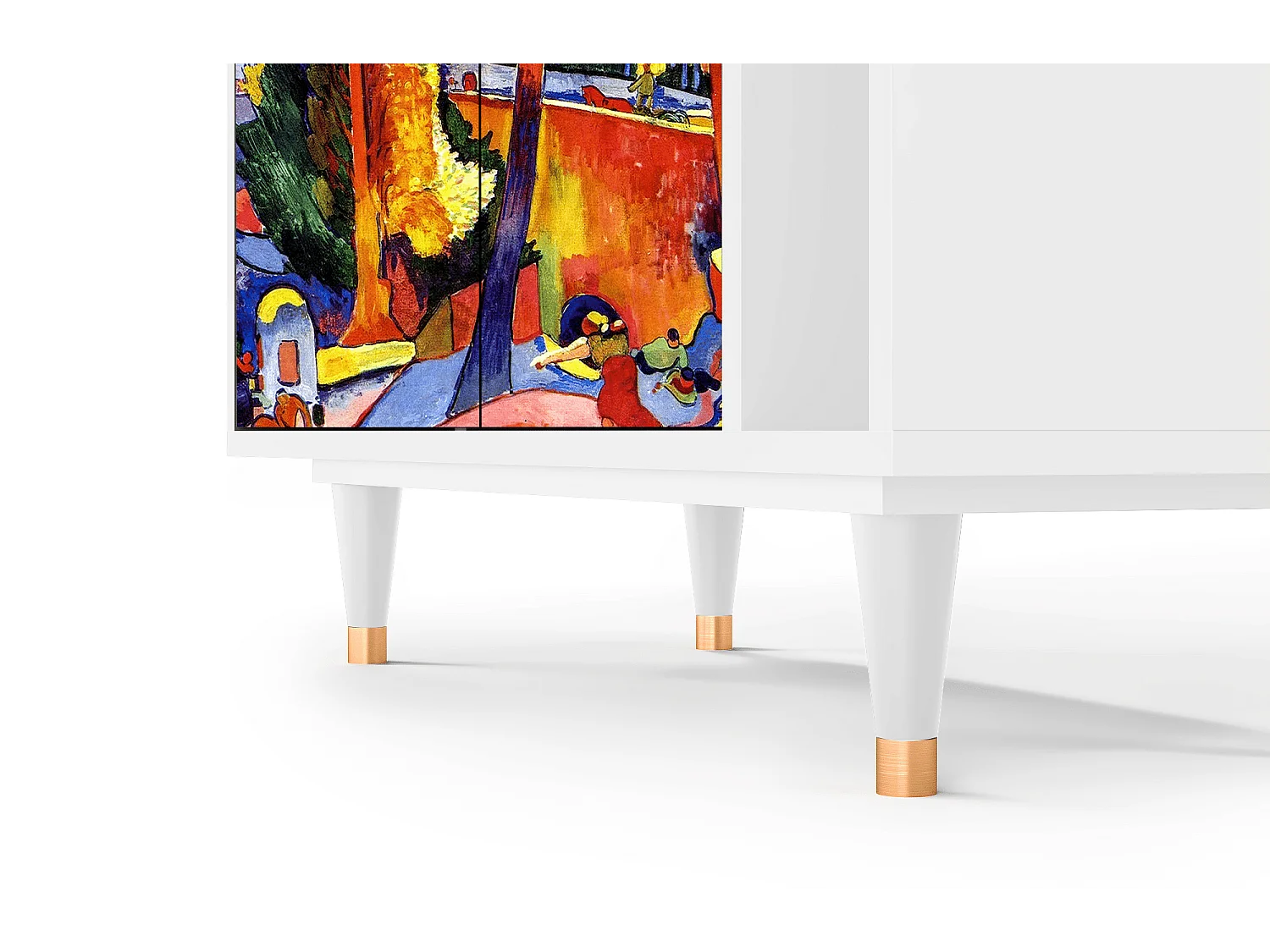 Kredens - 96х110х41 cm - BS6 - The Turning Road, Biały