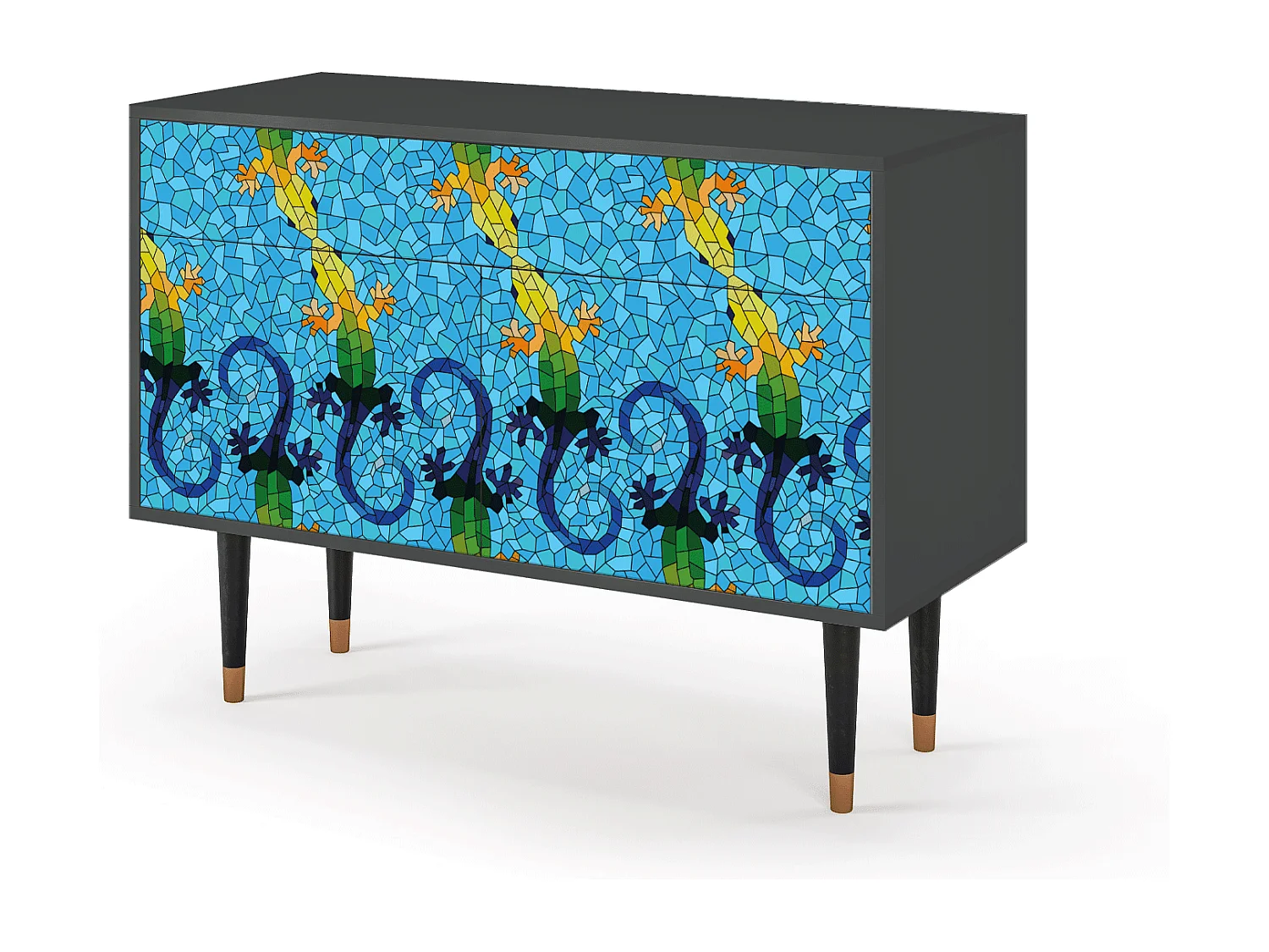 Buffet - 115x85x48 cm - BS4 - Gaudi's Lizard, Anthracite