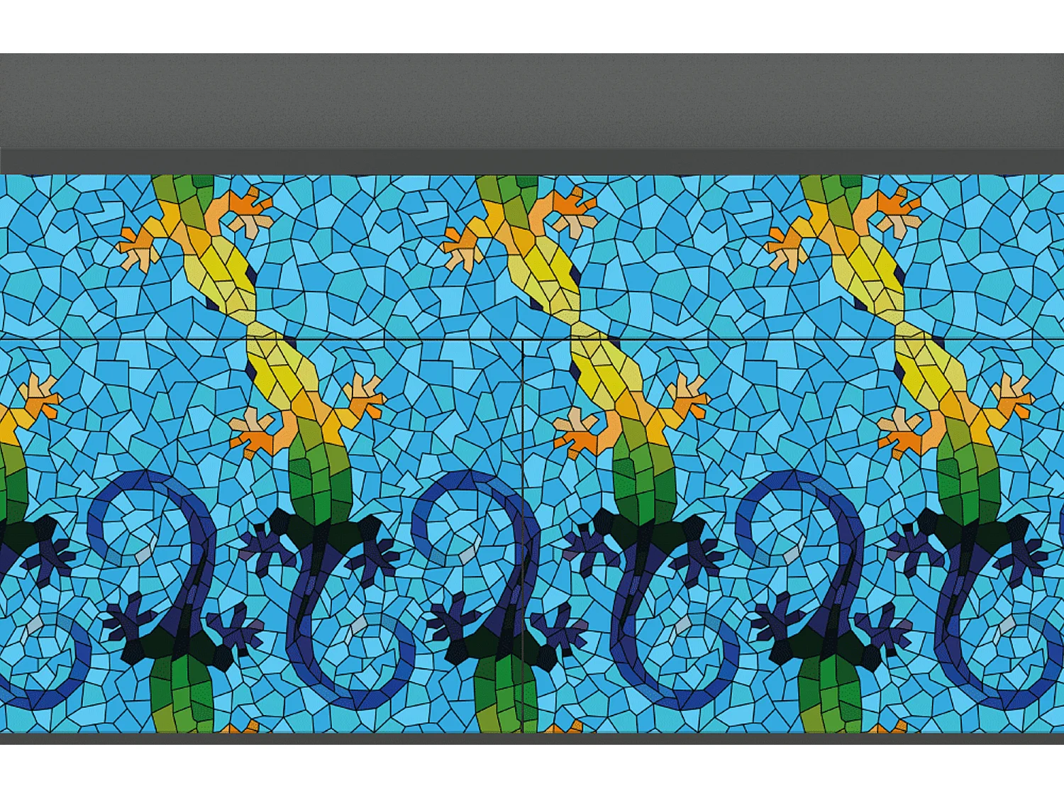 Buffet - 115x85x48 cm - BS4 - Gaudi's Lizard, Anthracite