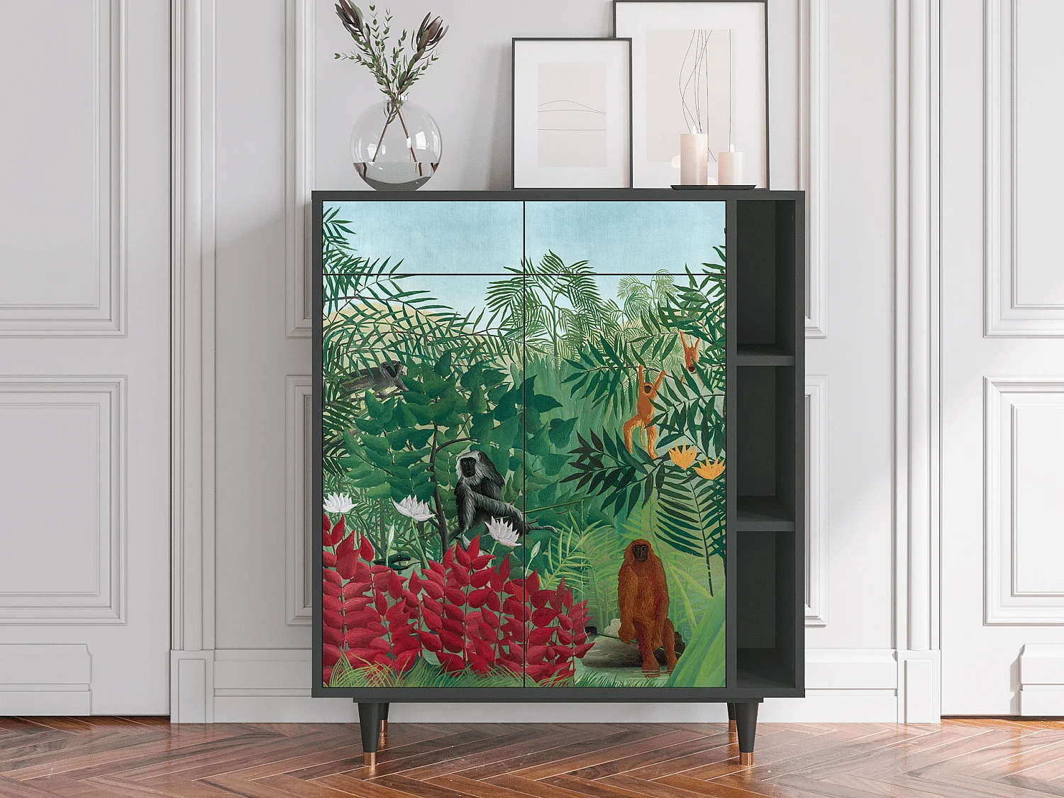 Buffet - 96х110х41 cm - BS6 - Jungles in Paris, Anthracite