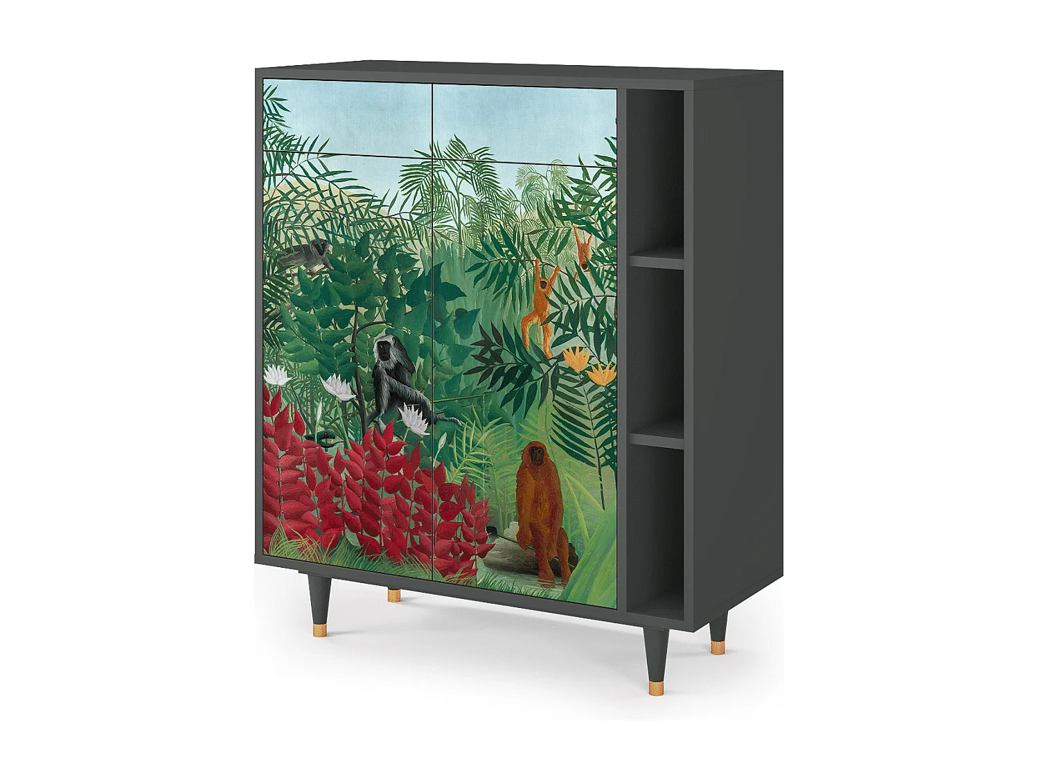 Buffet - 96х110х41 cm - BS6 - Jungles in Paris, Anthracite