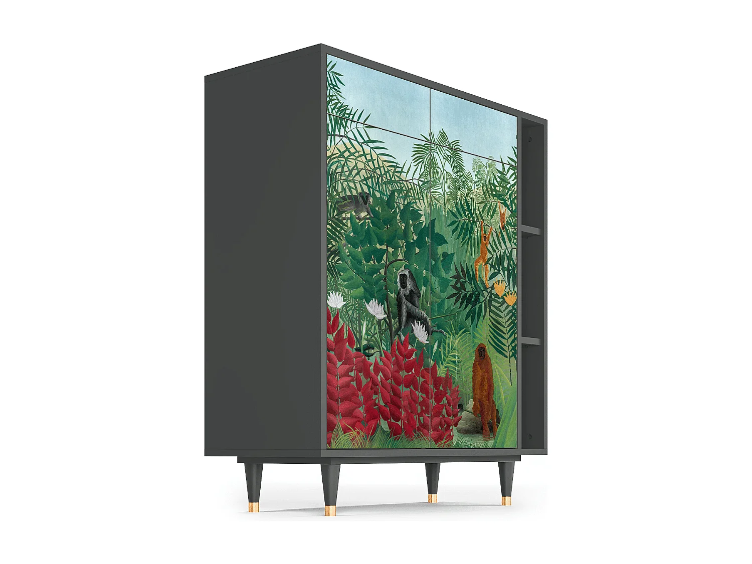 Credenza - 96х110х41 cm - BS6 - Jungles in Paris, Antracite