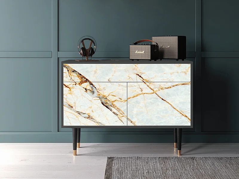 Buffet - 115x85x48 cm - BS4 - Sabley Marble, Anthracite