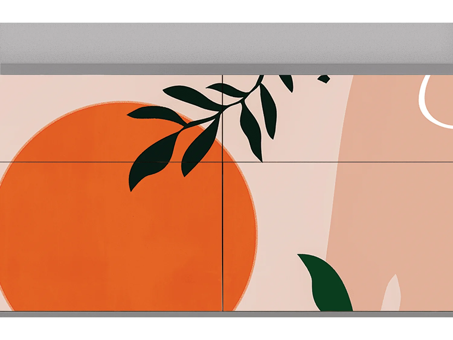 Buffet - 115x85x48 cm - BS4 - Artwork, Gris
