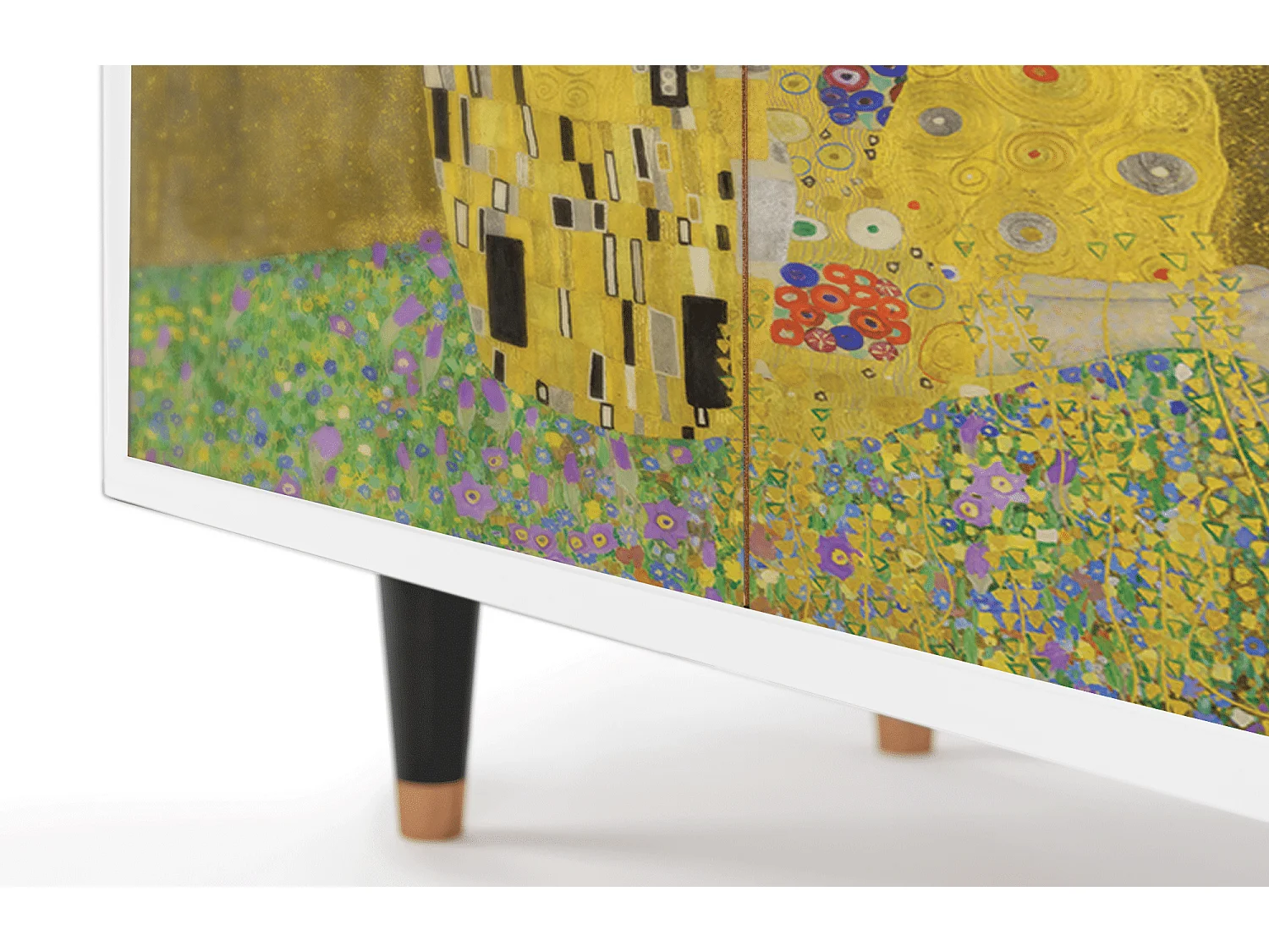 Aparador - 94x96x48 cm - BS3 - The Kiss by Klimt , Blanco