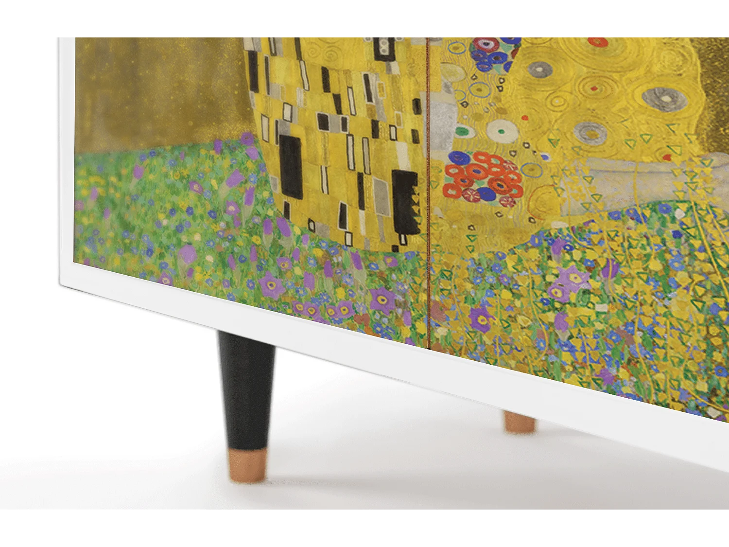 Sideboard - 94x96x48 cm - BS3 - The Kiss by Klimt , Weiß