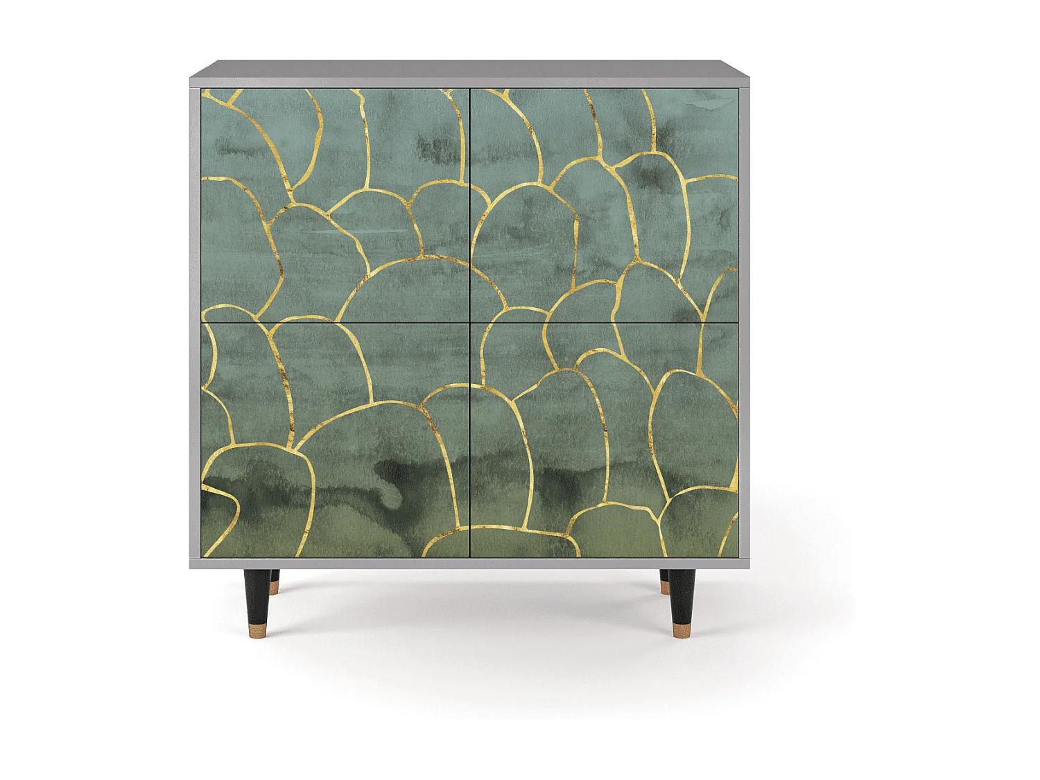 Buffet - 94x96x48 cm - BS3 - Magnificent Water Lily, Gris