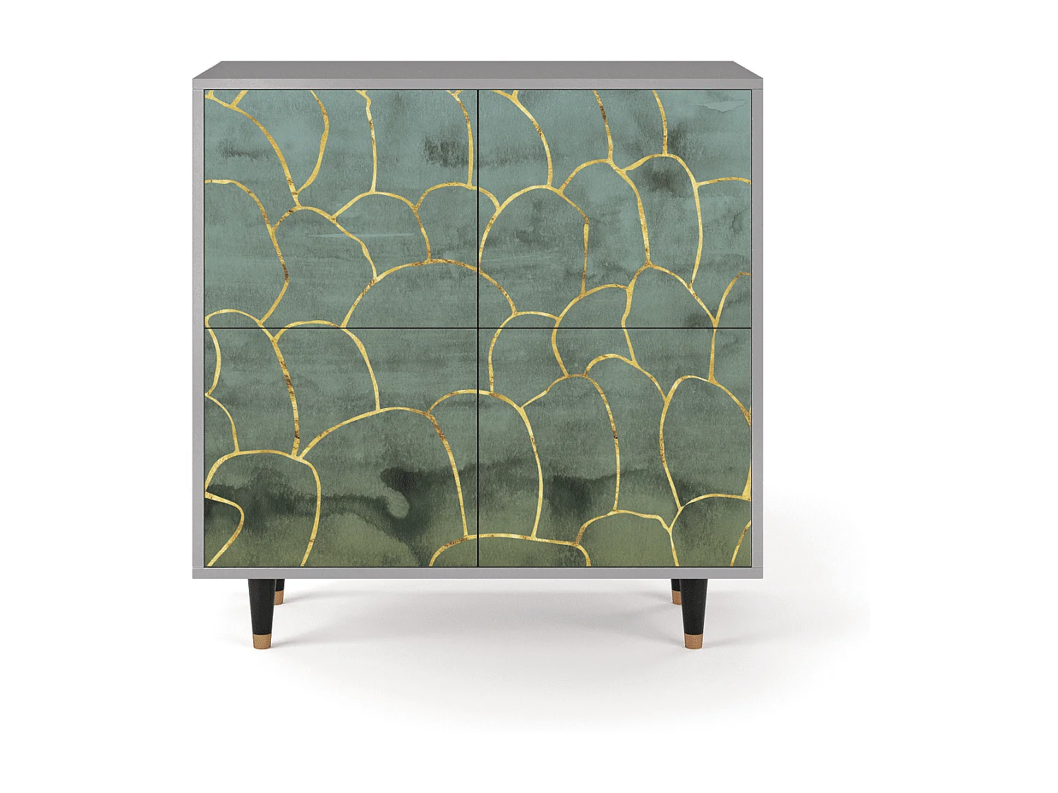 Buffet - 94x96x48 cm - BS3 - Magnificent Water Lily, Gris