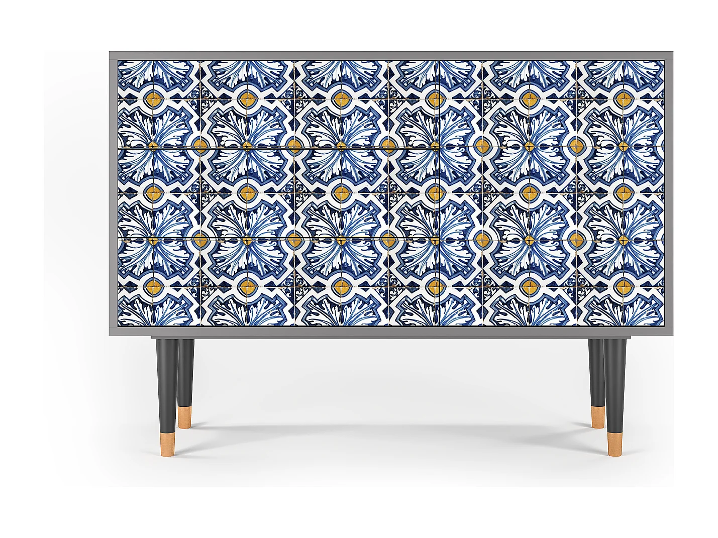 Buffet - 115х84х41 cm - S3 - Lovely Cornflowers, Gris