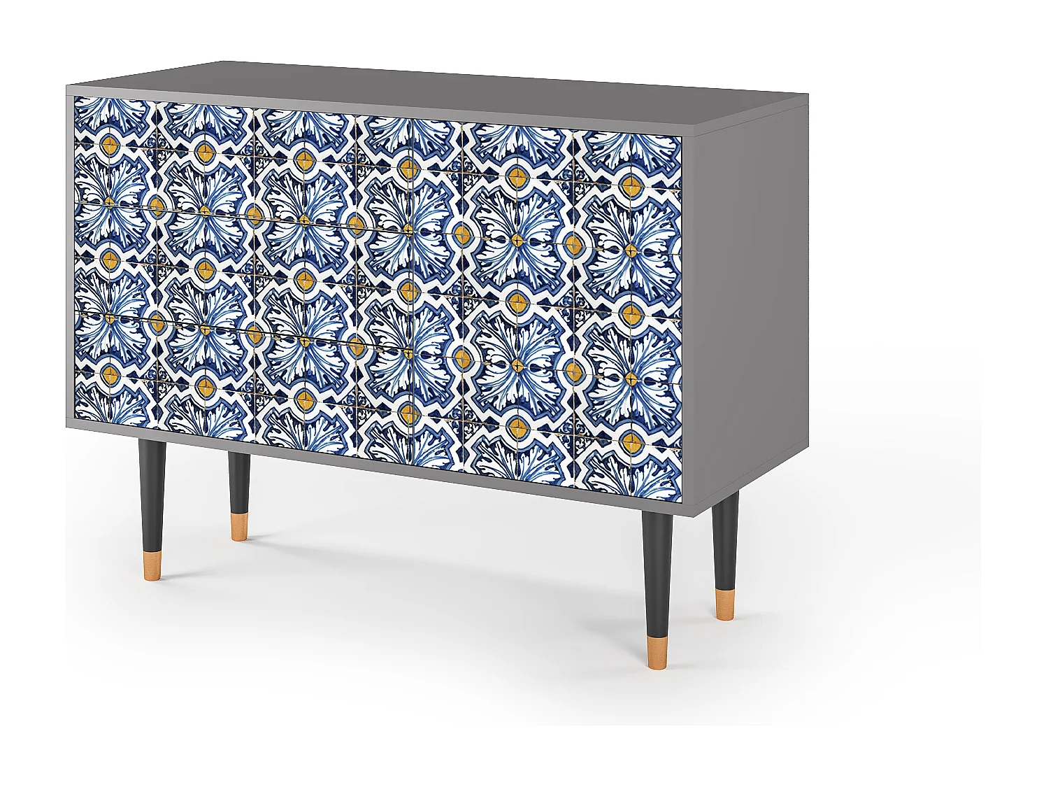 Buffet - 115х84х41 cm - S3 - Lovely Cornflowers, Gris