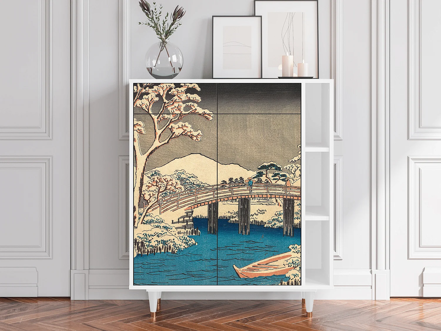 Credenza - 96х110х41 cm - BS6 - Katabira River, Bianco