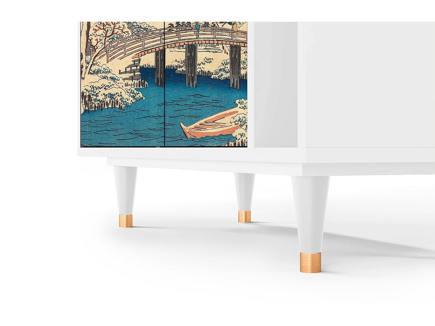 Credenza - 96х110х41 cm - BS6 - Katabira River, Bianco