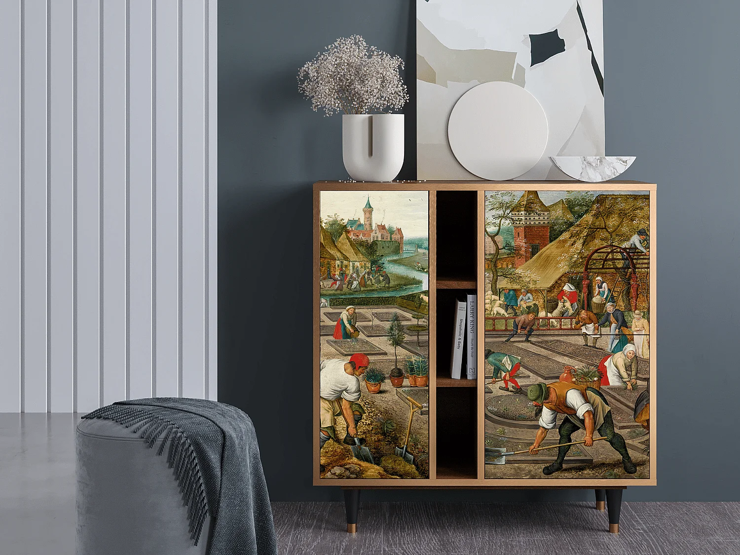 Credenza - 94х96х41 cm - BS5 - The Younger - Spring, Noce