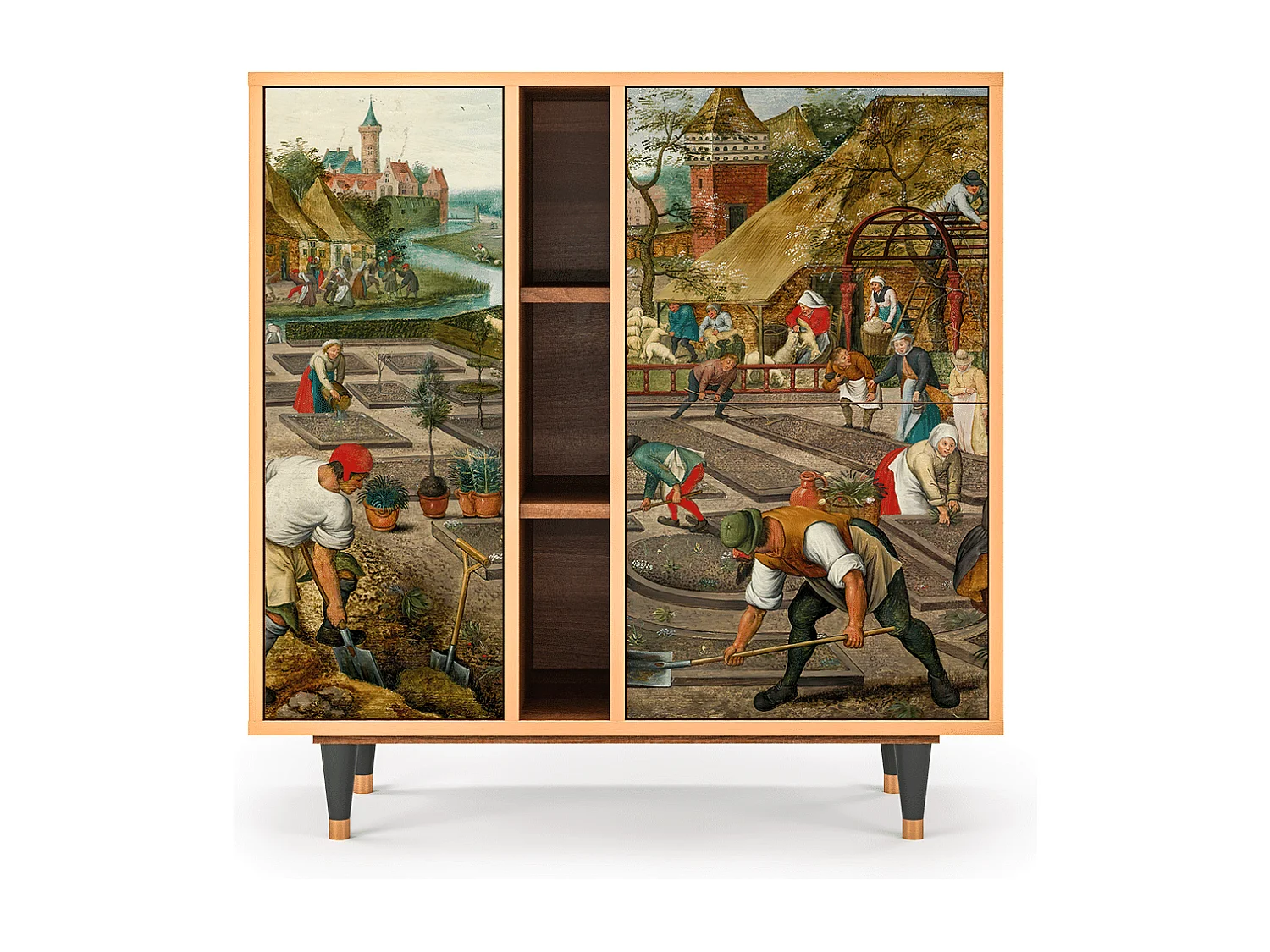 Credenza - 94х96х41 cm - BS5 - The Younger - Spring, Noce