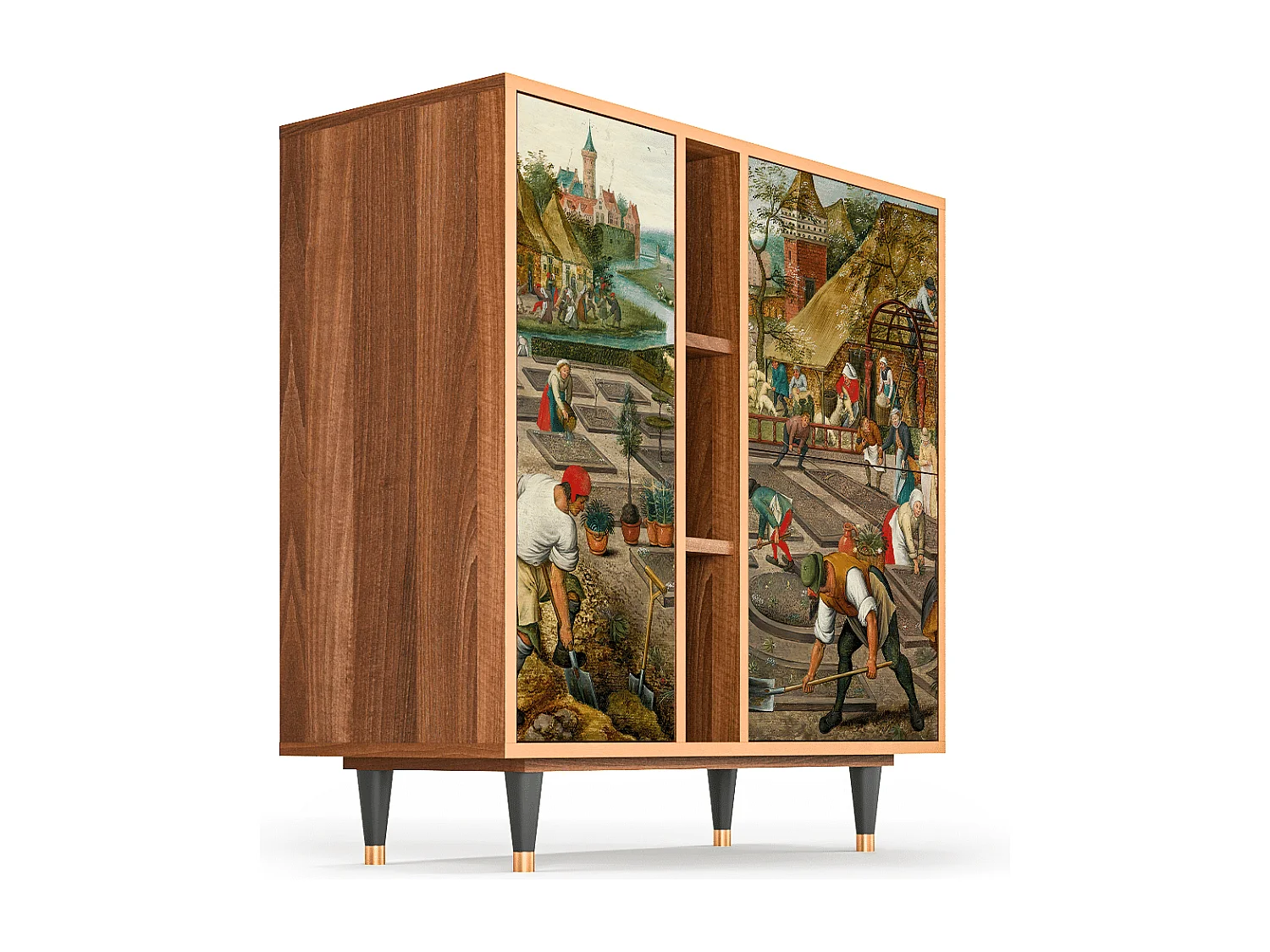 Credenza - 94х96х41 cm - BS5 - The Younger - Spring, Noce