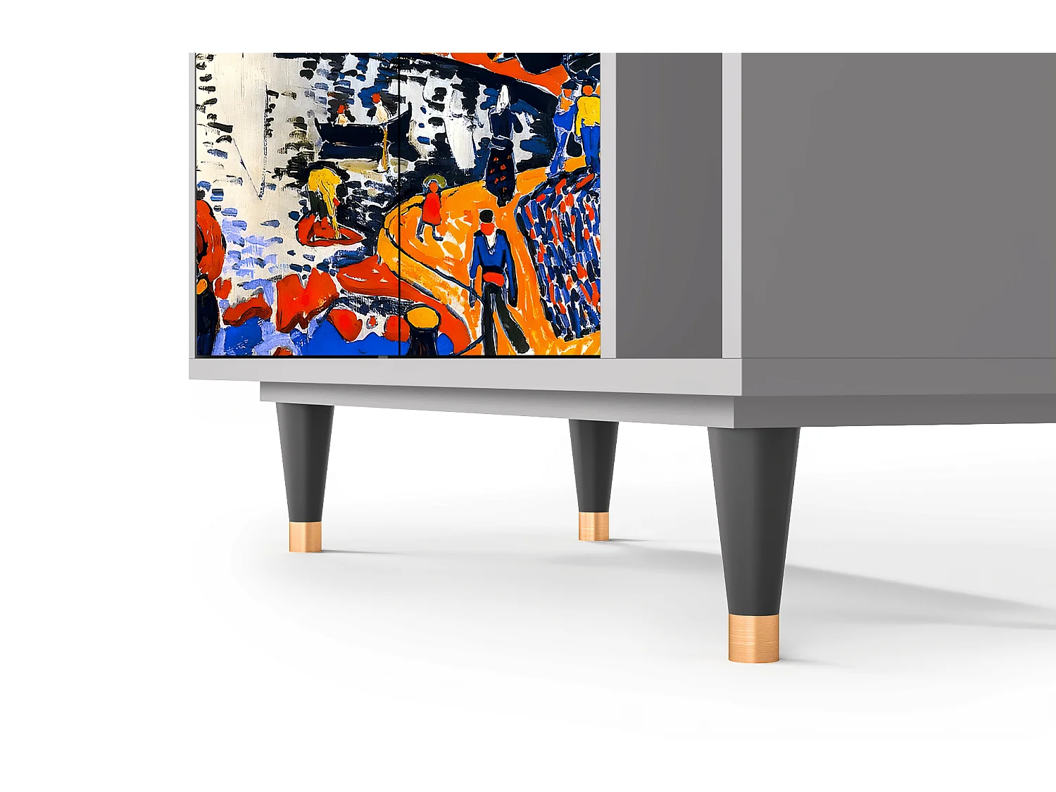 Aparador - 96х110х41 cm - BS6 - Le Séchage des voiles , Cinza