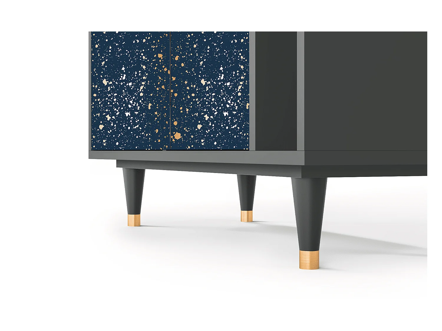 Kredens - 96х110х41 cm - BS6 - Starfall, Antracyt