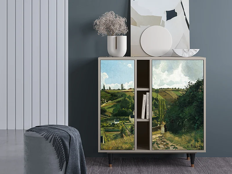 Kredens - 94х96х41 cm - BS5 - Jalais Hill by Pissarro, Piaskowy