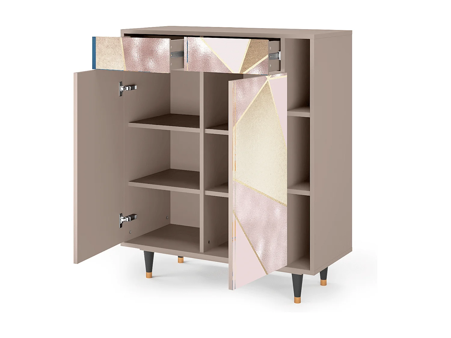 Buffet - 96х110х41 cm - BS6 - Cosmopolitan Diva, Latte