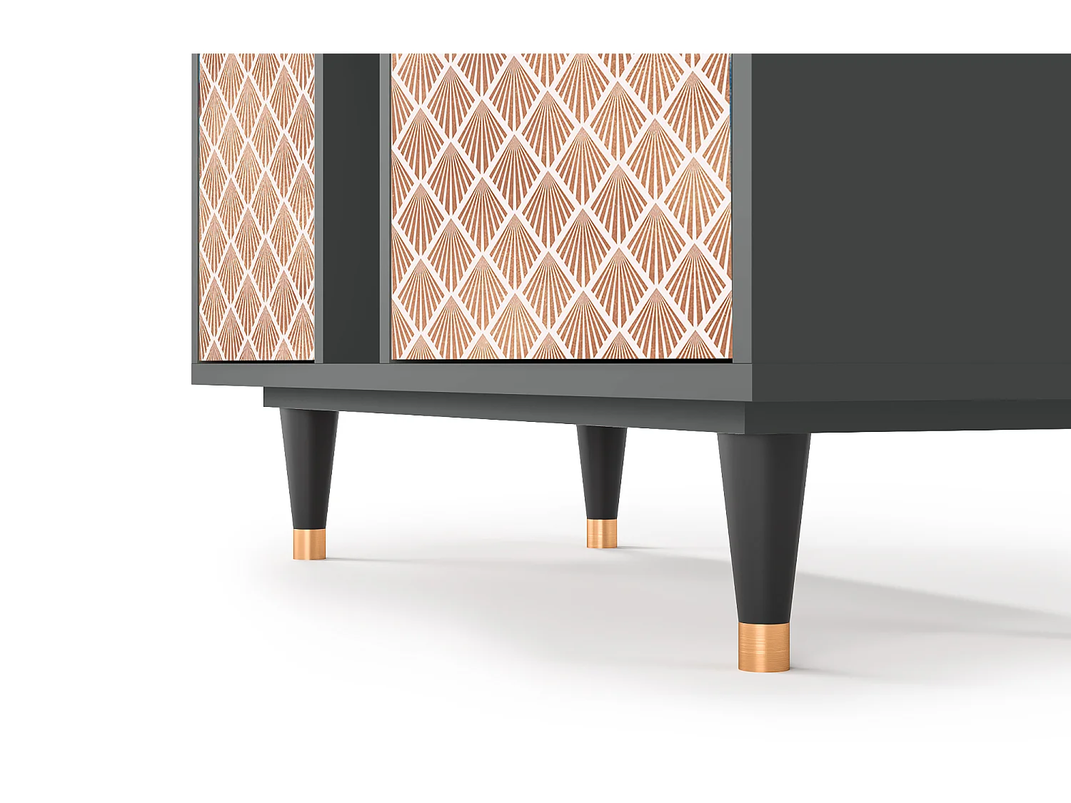 Sideboard - 94х96х41 cm - BS5 - Pastel Sunrise, Anthrazit