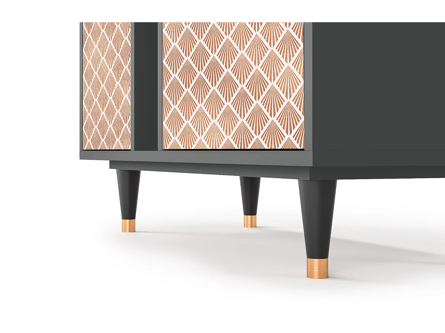 Dressoir - 94х96х41 cm - BS5 - Pastel Sunrise, Antraciet