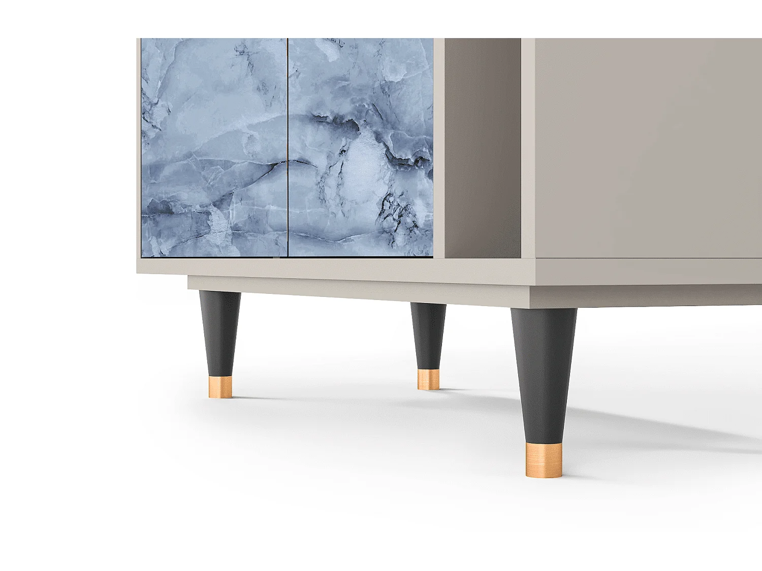 Sideboard - 96х110х41 cm - BS6 - Feather Ice, Sand