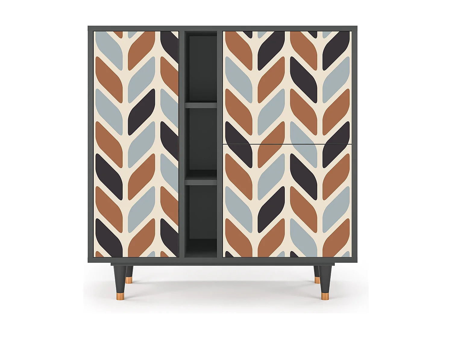 Buffet - 94х96х41 cm - BS5 - Beige Laure, Anthracite