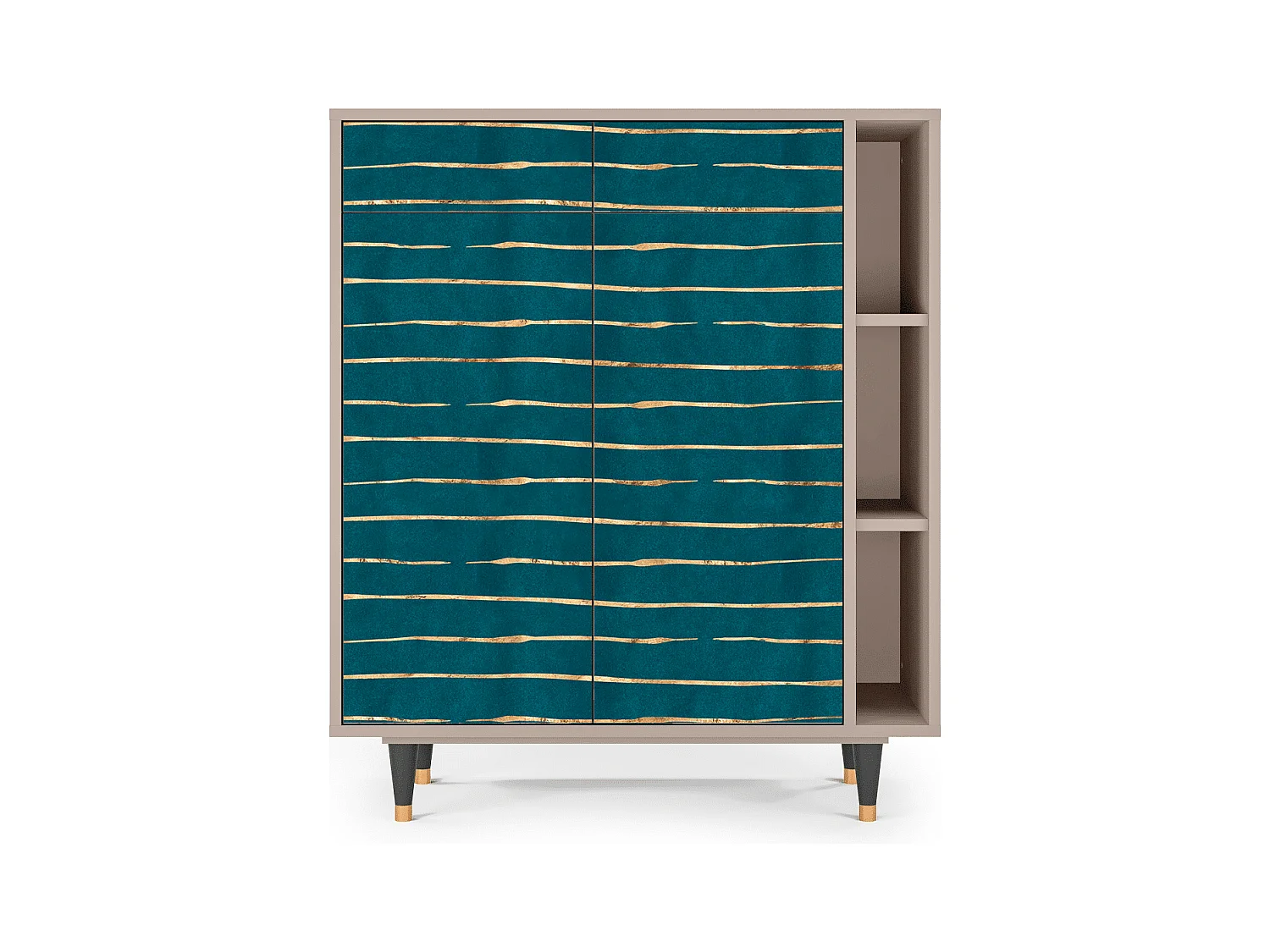 Kredens - 96х110х41 cm - BS6 - Ocean Drive, Latte