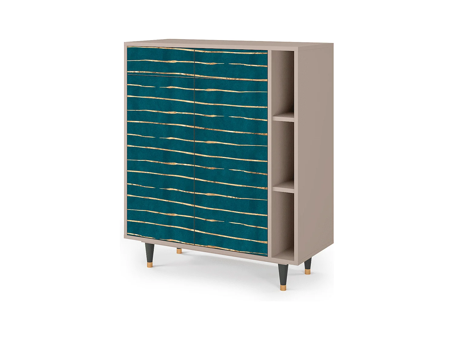 Kredens - 96х110х41 cm - BS6 - Ocean Drive, Latte