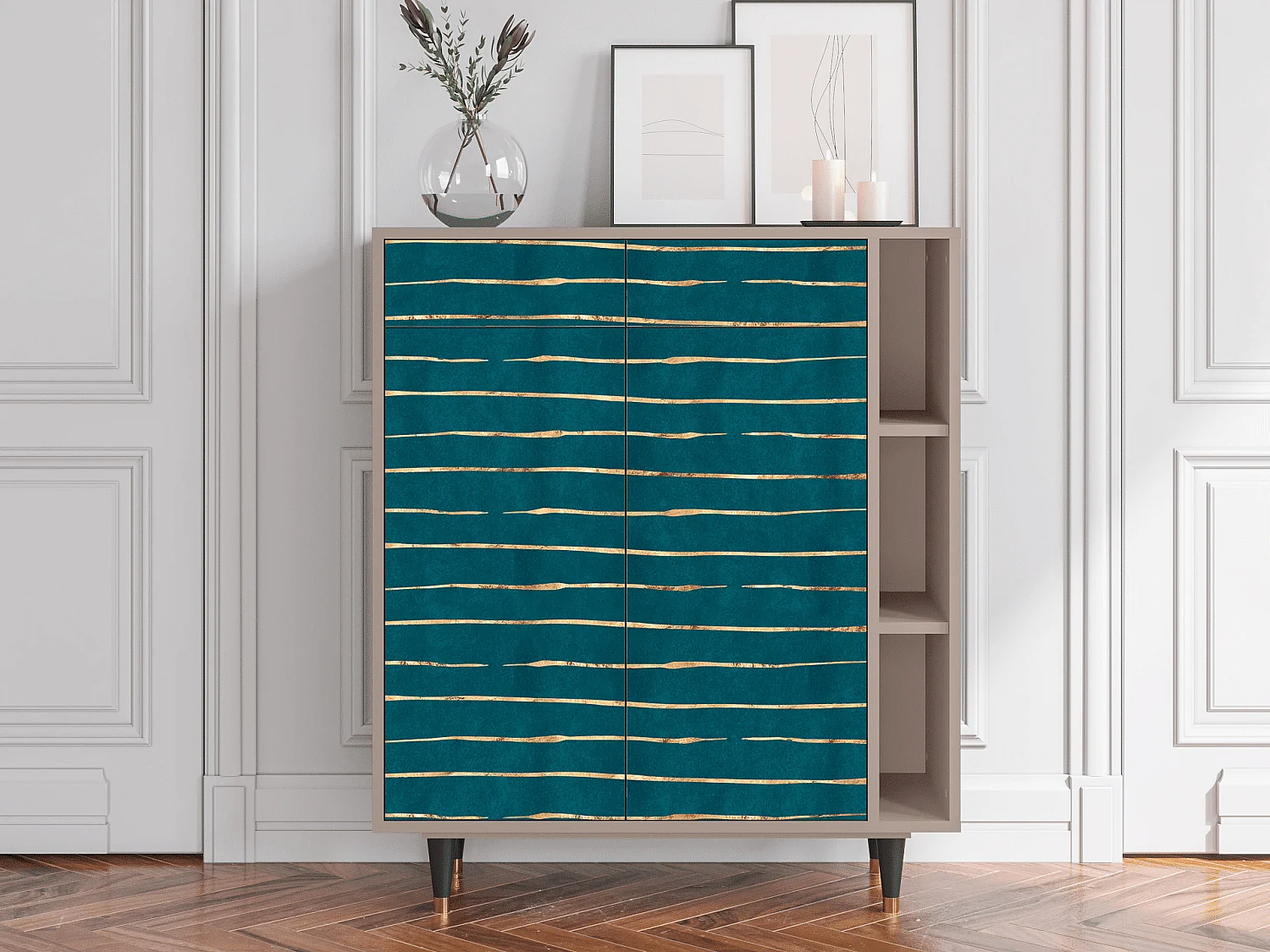 Kredens - 96х110х41 cm - BS6 - Ocean Drive, Latte