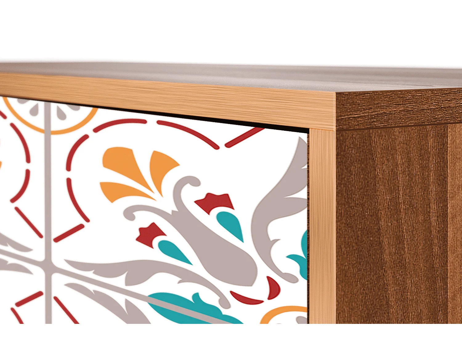 Kredens - 115х84х41 cm - S3 - Spring Ceramics, Orzech