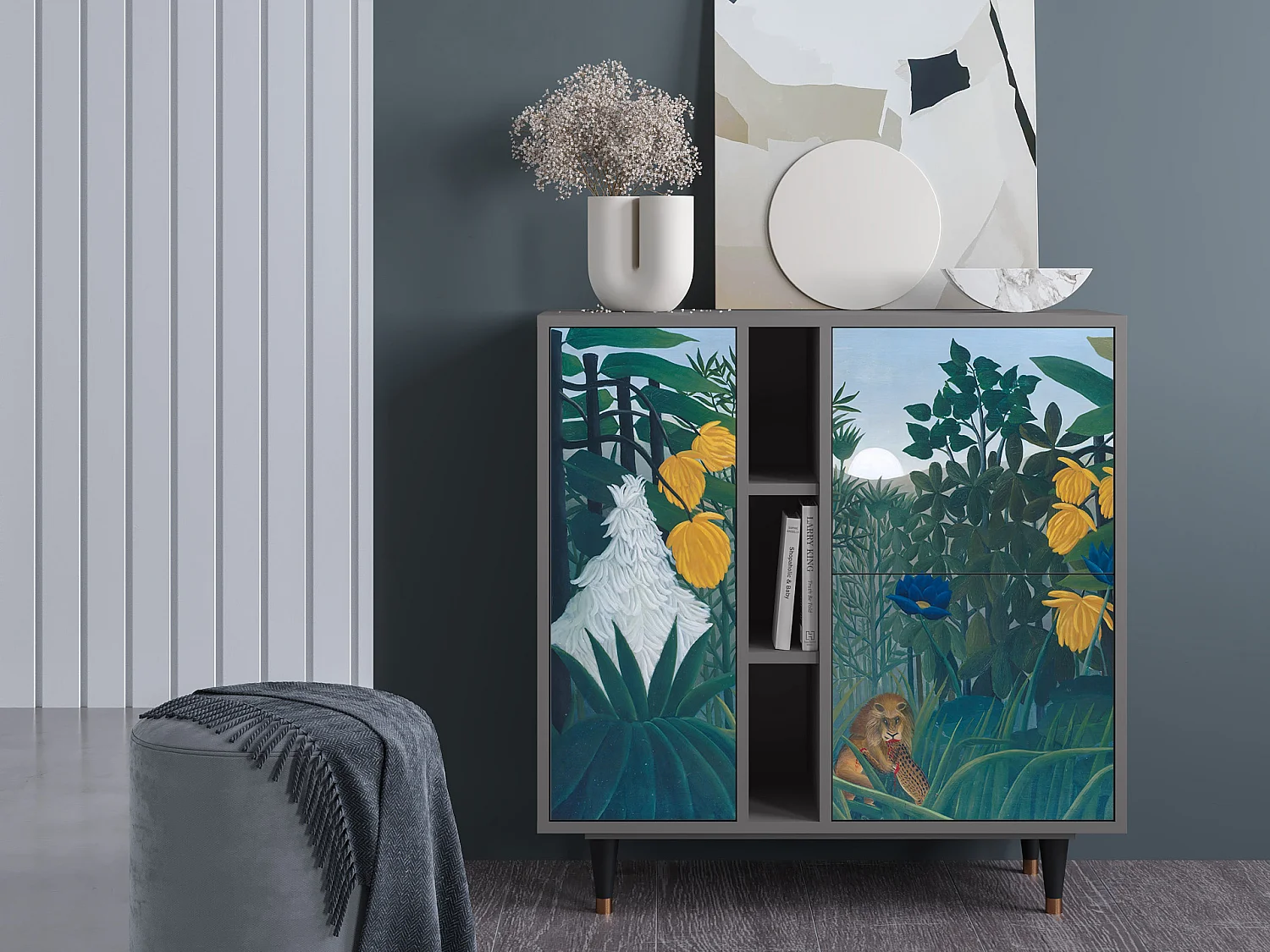 Buffet - 94х96х41 cm - BS5 - The Repast of the Lion, Gris