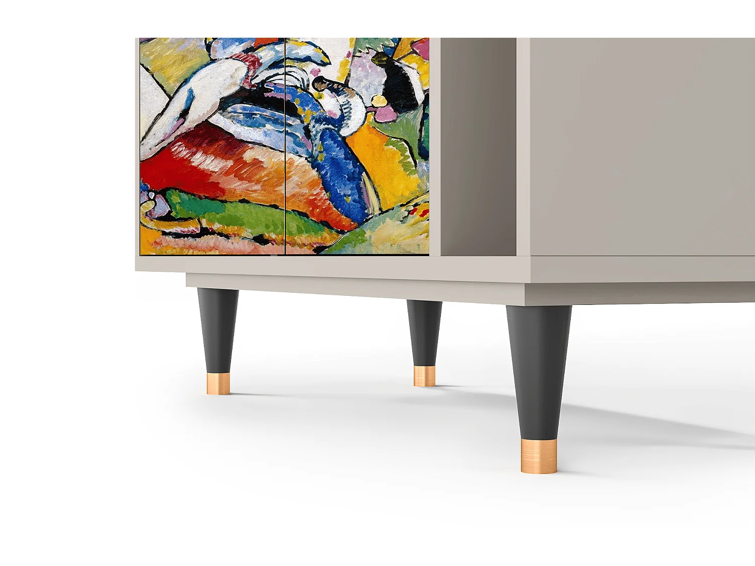 Kredens - 96х110х41 cm - BS6 - Improvisation 26  , Piaskowy