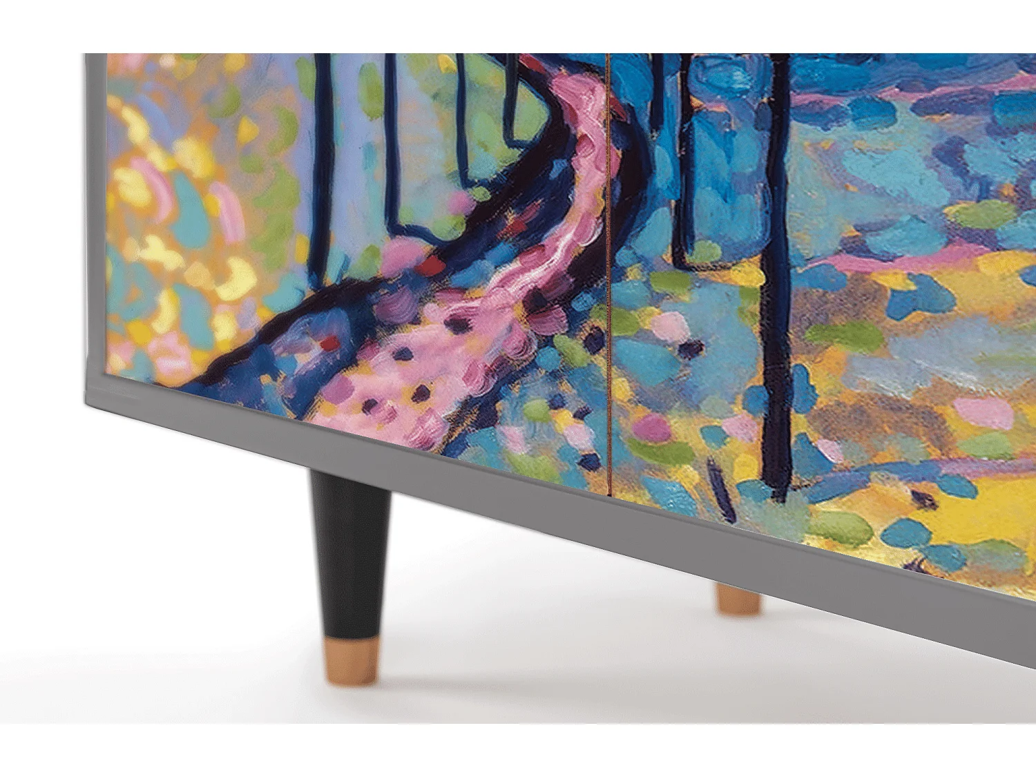 Buffet - 94x96x48 cm - BS3 - Winter Landscape, Gris