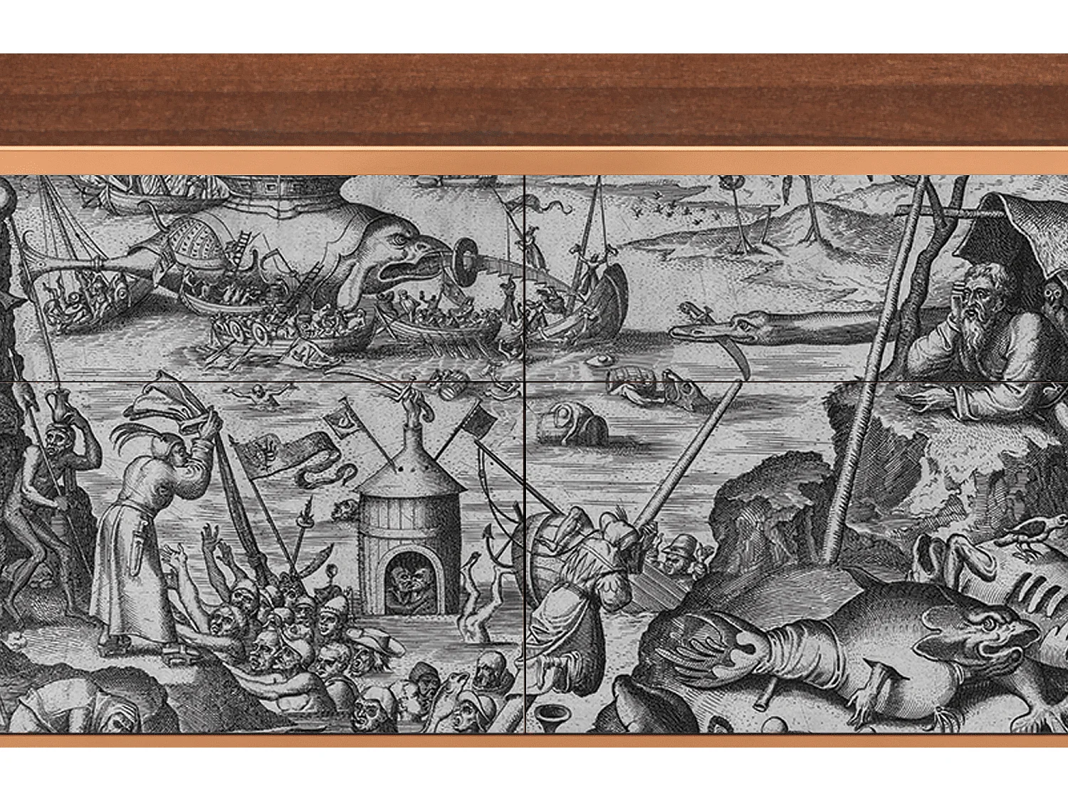 Kredens - 115x85x48 cm - BS4 - The Temptation, Orzech