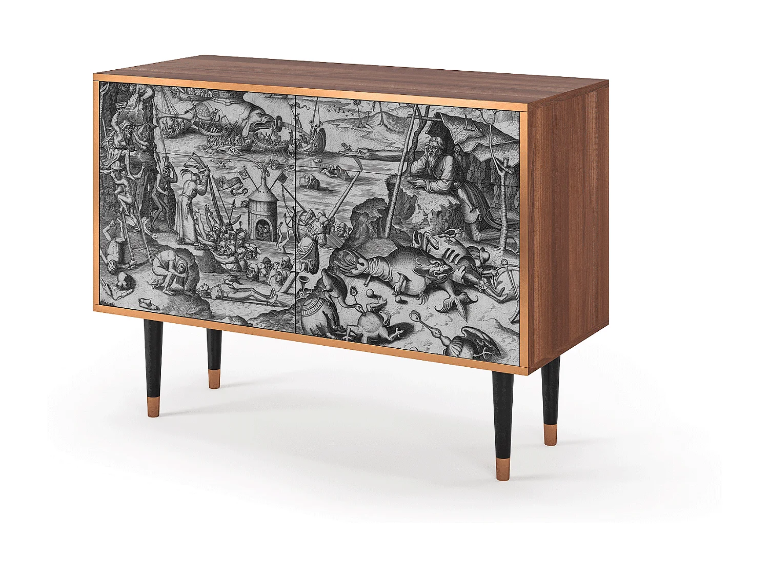 Kredens - 115x85x48 cm - BS4 - The Temptation, Orzech