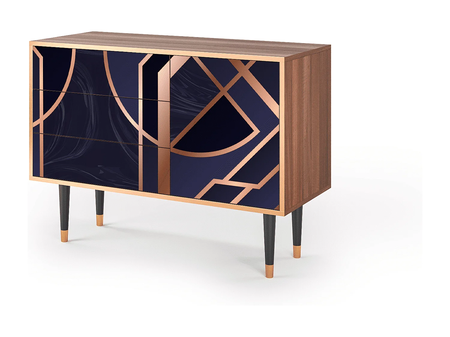 Buffet - 115х84х41 cm - S3 - Purple Temple, Noyer