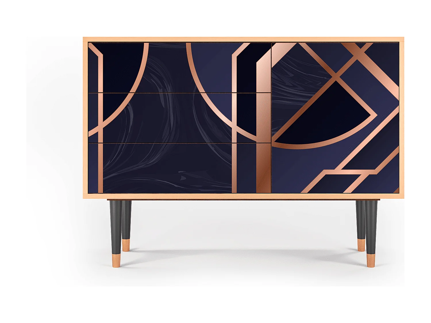 Buffet - 115х84х41 cm - S3 - Purple Temple, Noyer