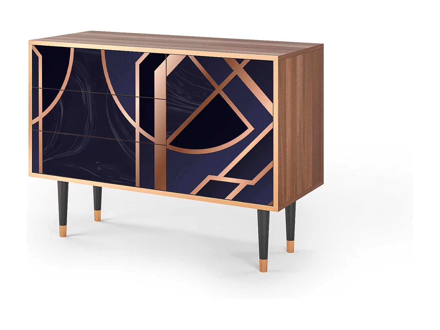 Buffet - 115х84х41 cm - S3 - Purple Temple, Noyer