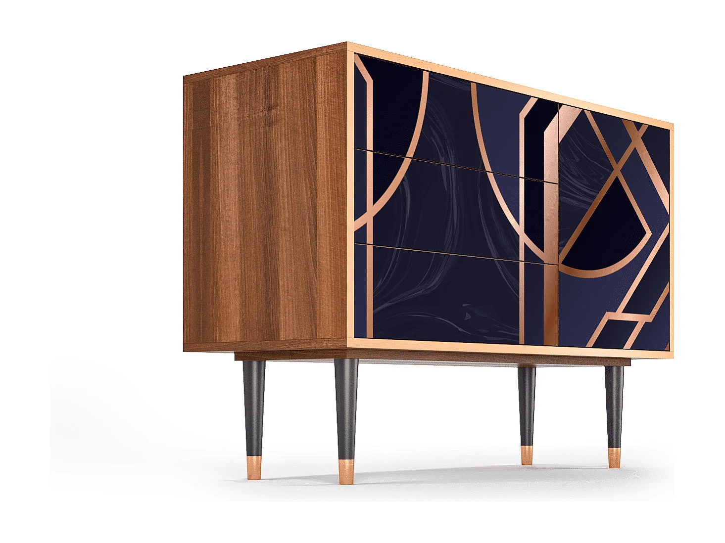 Buffet - 115х84х41 cm - S3 - Purple Temple, Noyer