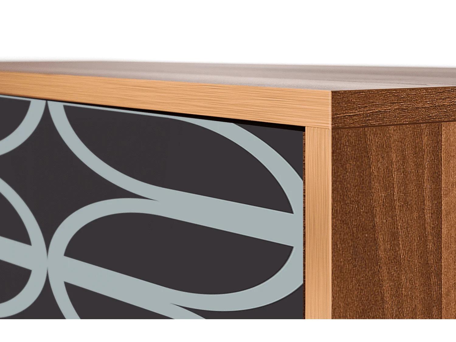 Buffet - 115х84х41 cm - S3 - Braided Blue, Noyer