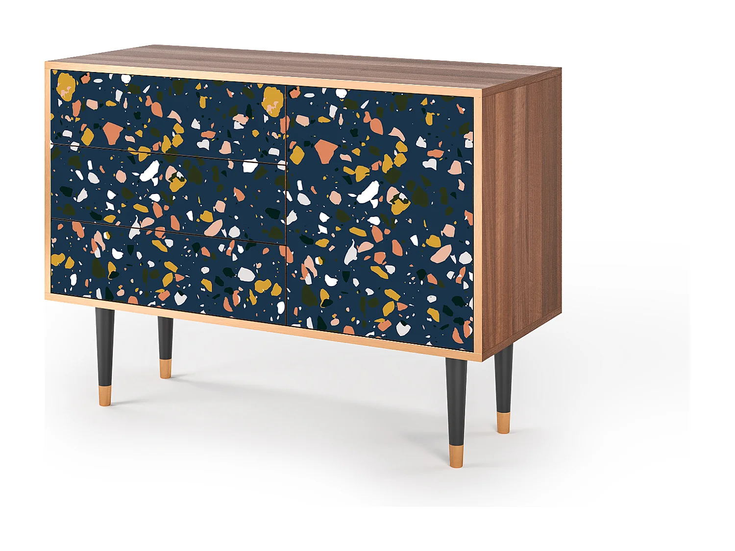 Buffet - 115х84х41 cm - S3 - Night Sky Langhterns, Noyer