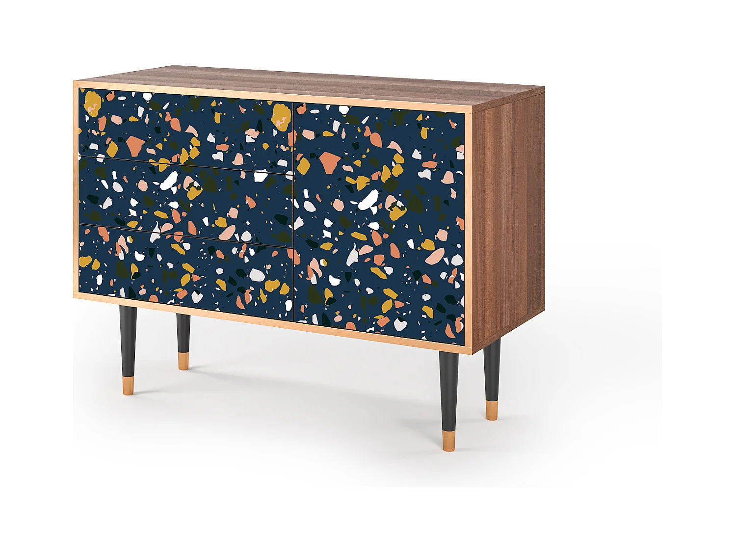 Buffet - 115х84х41 cm - S3 - Night Sky Langhterns, Noyer
