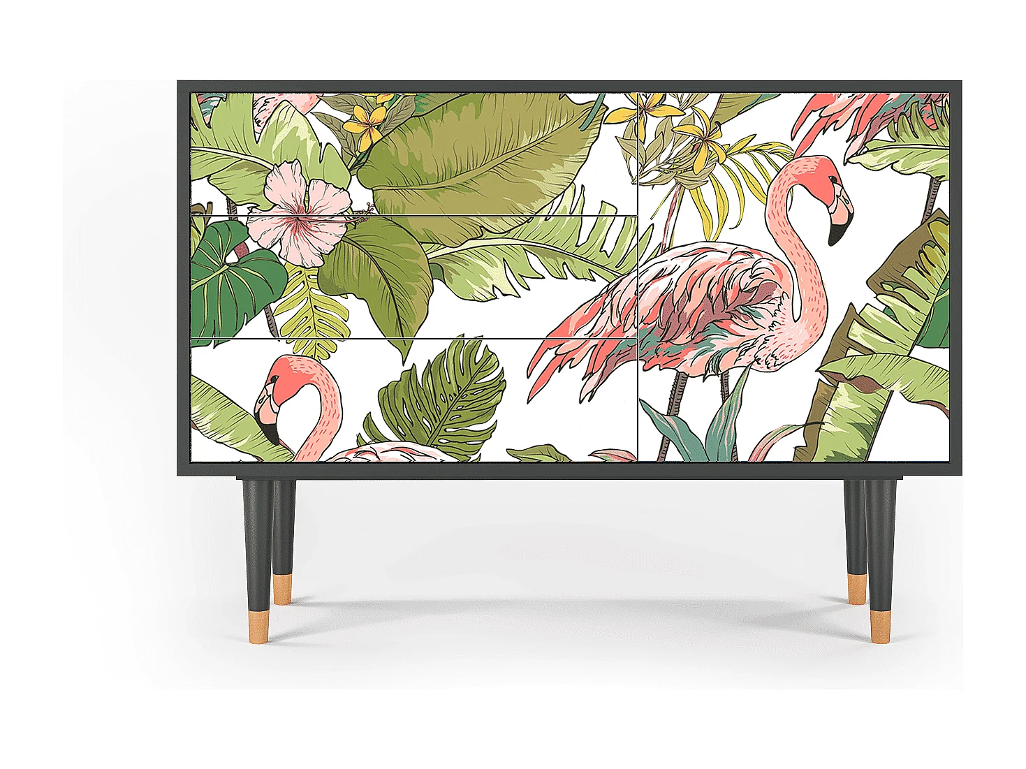 Buffet - 115х84х41 cm - S3 - Sweet Flamingo, Anthracite