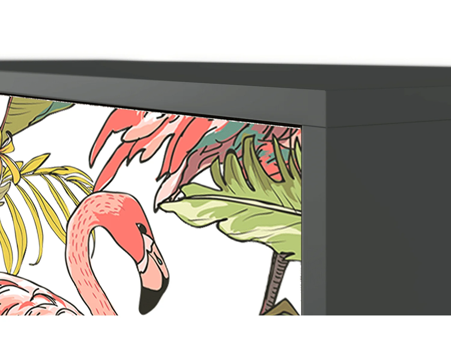 Buffet - 115х84х41 cm - S3 - Sweet Flamingo, Anthracite