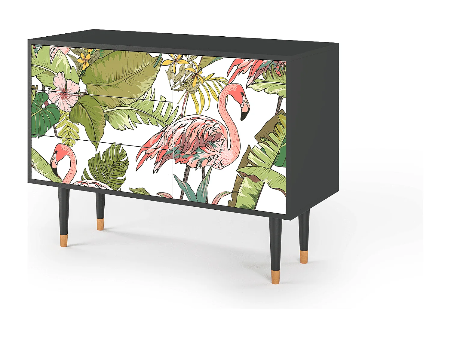 Buffet - 115х84х41 cm - S3 - Sweet Flamingo, Anthracite