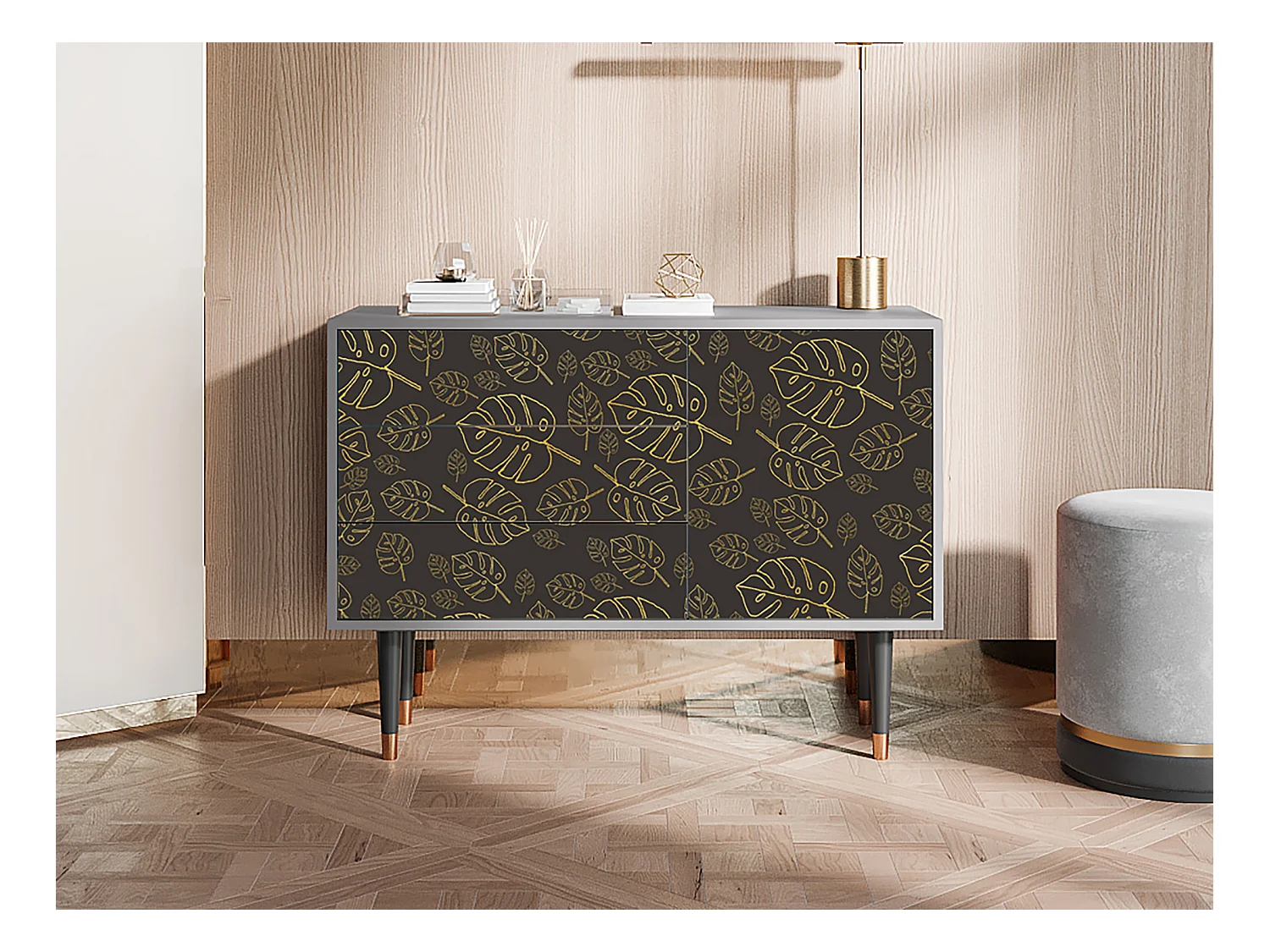 Buffet - 115х84х41 cm - S3 - Fall Of The Leaves, Gris