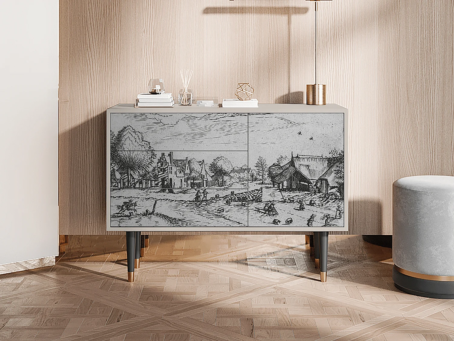 Aparador - 115х84х41 cm - S3 - Country Village, Arena